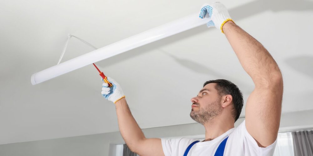 instalación lamparas